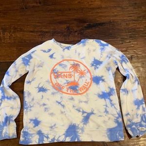 Vans tie dye crew neck